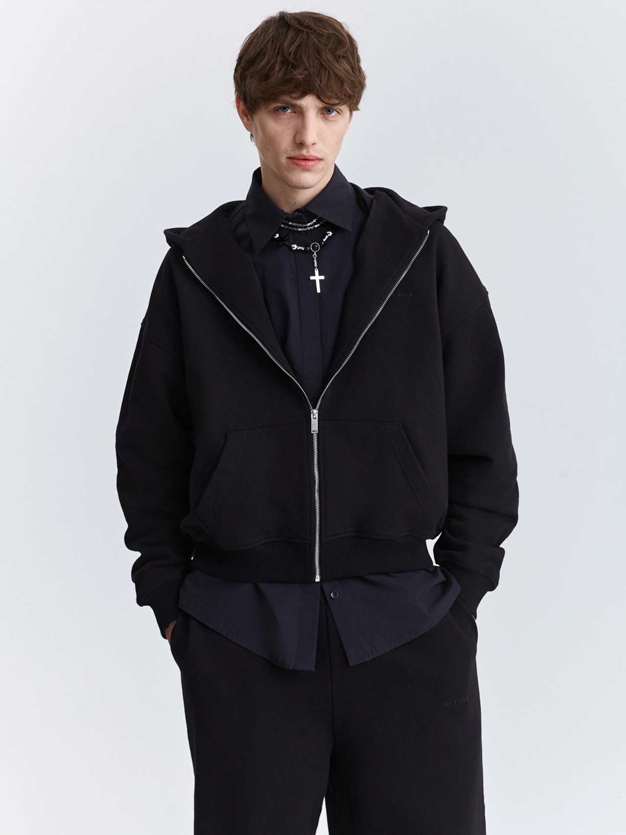 Зип худи из футера