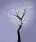 Светодиодная флористика дерево Сакура 2.5 м., 220V, 800 холодных белых LED ламп, черный провод, Beauty Led (S10-250-W)