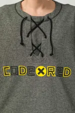 Футболка Codered Just Like in 96 Антрацит Меланж/Желтый принт