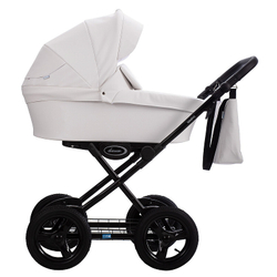 Детская коляска AroTeam Teramo Prima 3 в 1 01 белая кожа
