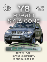 Щетки стеклоочистителя HUOYE Y8 600/500 мм на BMW X5 | Side pin