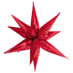 Шар фольгированный Звезда 3D 66 см (Красный)