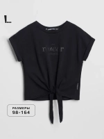 Футболка для девочки на завязках