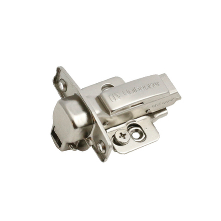 Петля полунакладная с доводчиком, 48мм, 3D, с декоративной накладкой, UNIHOPPER