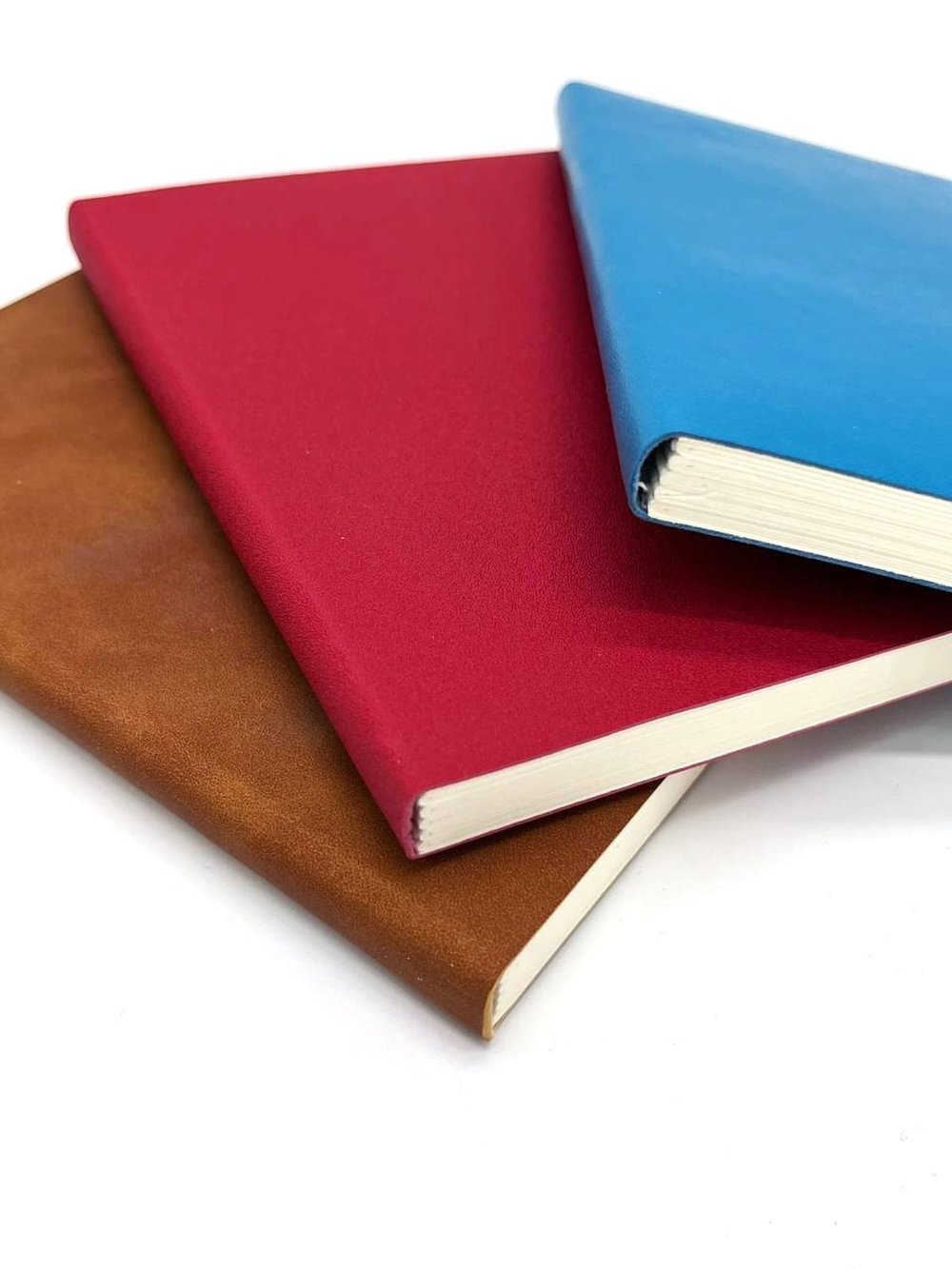 Набор 3 блокнота 88л (138*102мм) лин. бирюз.,коричневый, красный (5447-6)