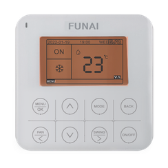 Проводной пульт управления для полупромышленных сплит-систем DRAGON и мульти-сплит систем ORIGAMI KODO RW-02