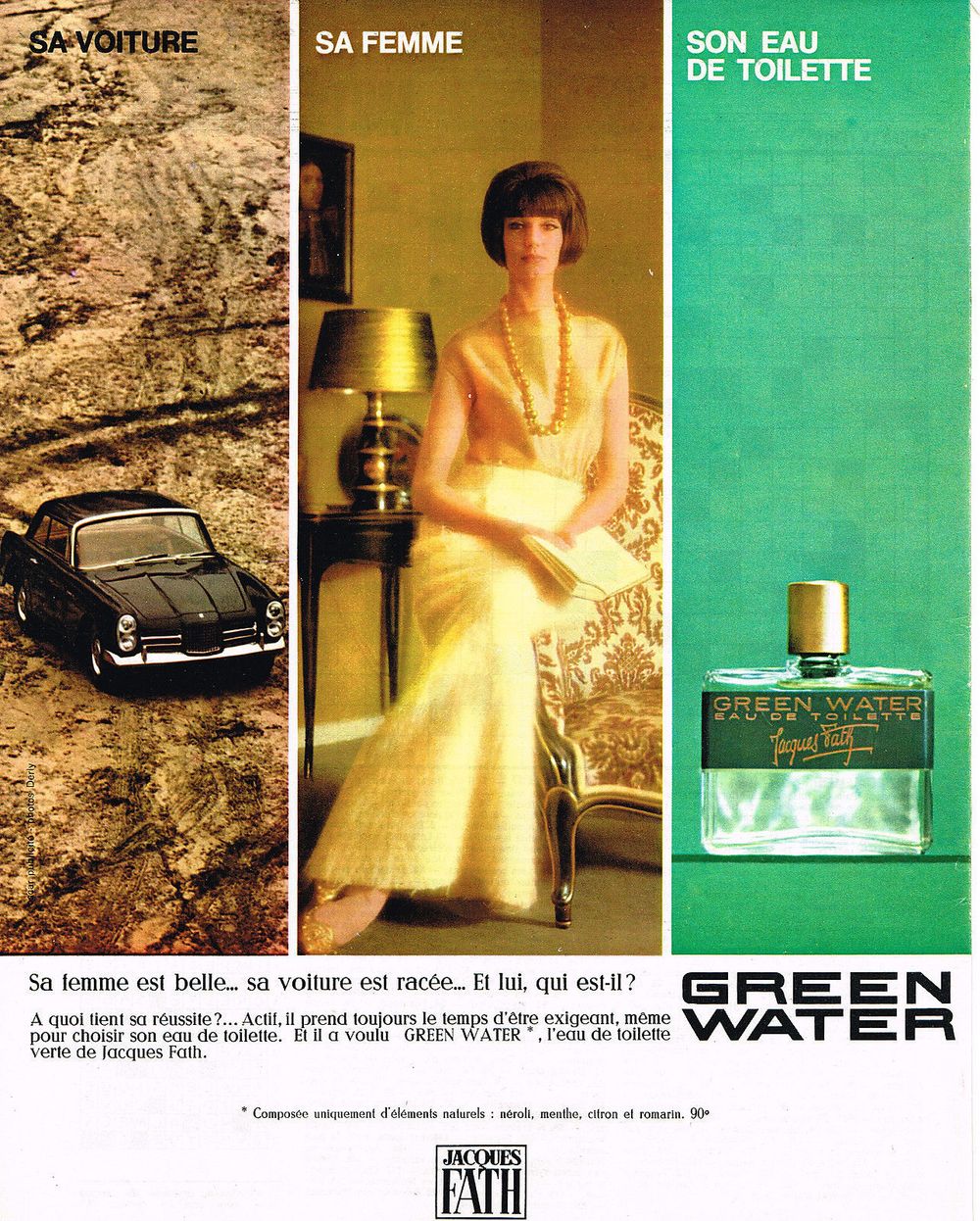 Jacques Fath Green Water Pour Monsieur