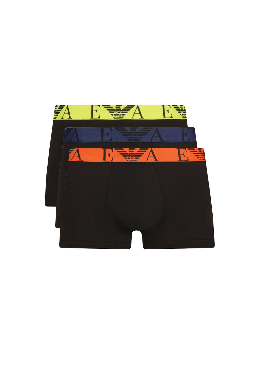 Трусики-боксеры 3шт. Emporio Armani - черный(111357 3F715)