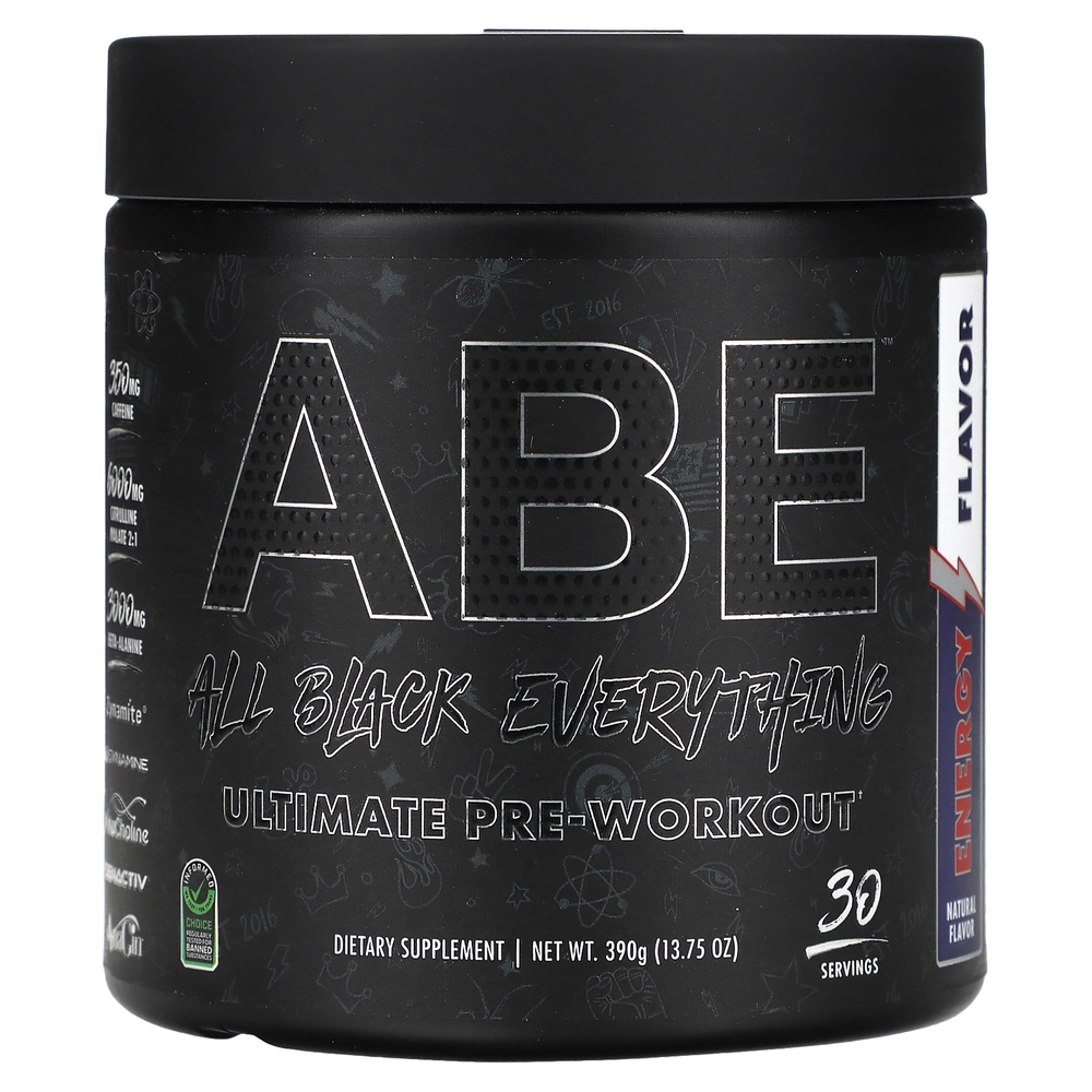 ABE, Ultimate Pre-Workout, предтренировочный комплекс, для энергии, 390 г (13,75 унции)