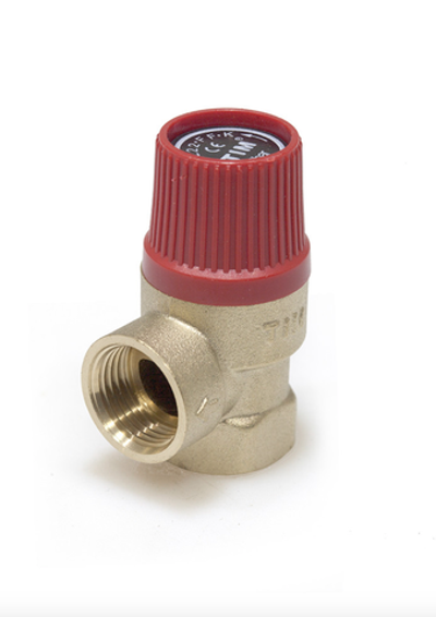 Клапан предохранительный TIM 1/2" ВР/ВР 3 Бара