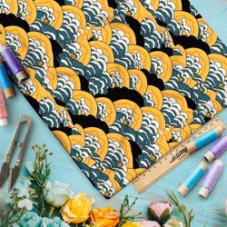 Ткань премиум флис призрачные облака