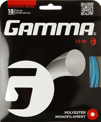 Теннисные струны Gamma iO (12.2 m) - небесный