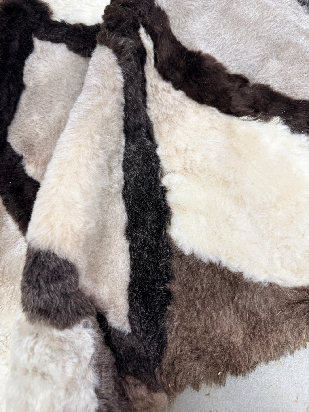 Ковер шкура натуральная овчина меховой