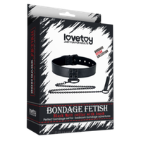 Ошейник для БДСМ игр с поводком Bondage Fetish