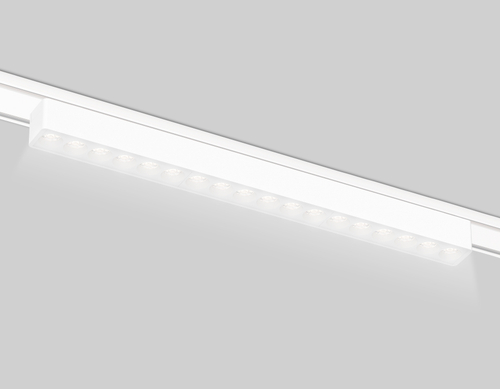 Светильник светодиодный трековый для шинопровода Magnetic Ultra Slim GV1414 WH белый IP20 18W 4200K 48V 24° 338*26*24