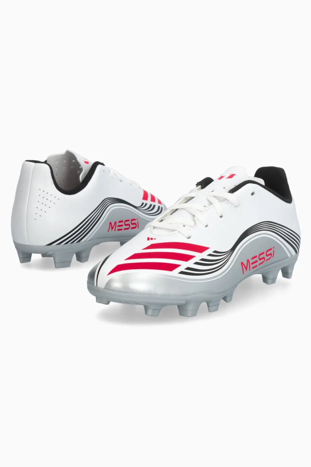 Бутсы adidas F50 Club Messi FG/MG Junior - серебряный