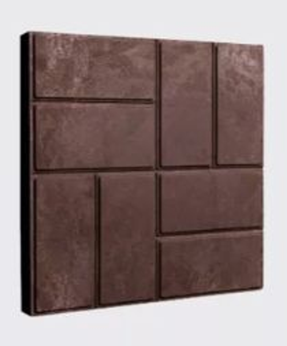 Полимер-песчаная плита тротуарная УНИВЕРСАЛЬНАЯ "8кирпичей" 250x250x20 (коричневый)