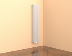 Вертикальные дизайн-радиаторы QUADRUM 1080мм с нижним подключением