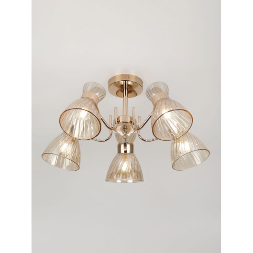 Люстра Rivoli Victoria 9183-305 5хЕ27 60 Вт модерн | Лайт