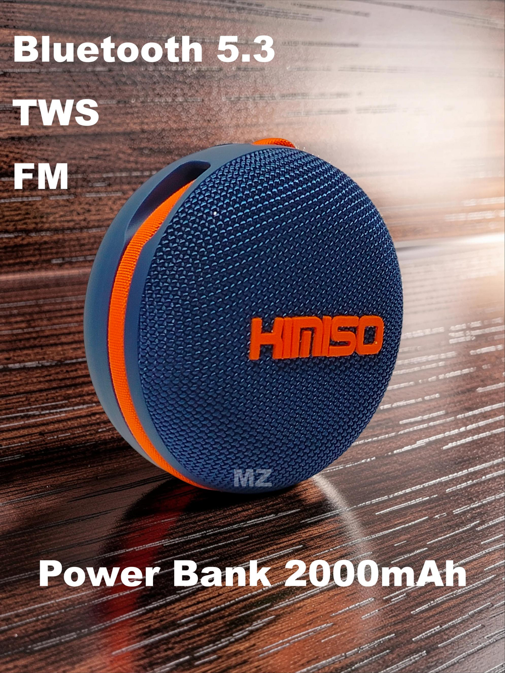 Беспроводная колонка портативная FM/TWS/POWERBANK KMS-315C
