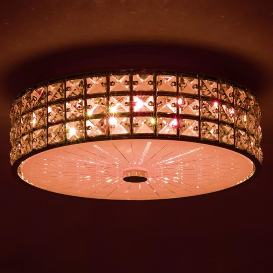 CL32413G1 Портал Хром Св-к Люстра c RGB