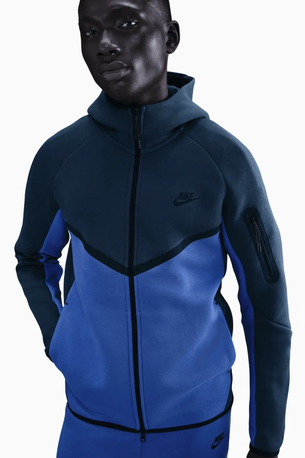 Кофта Nike Sportswear Tech Fleece Windrunner - фиолетовый