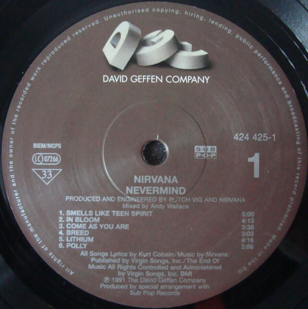 Nirvana / Nevermind (LP)