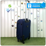 Маленький чемодан L'Case Barcelona, синий, S