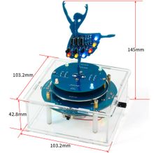 Набор для самостоятельной сборки и пайки (конструктор) музыкальная шкатулка "Балерина"