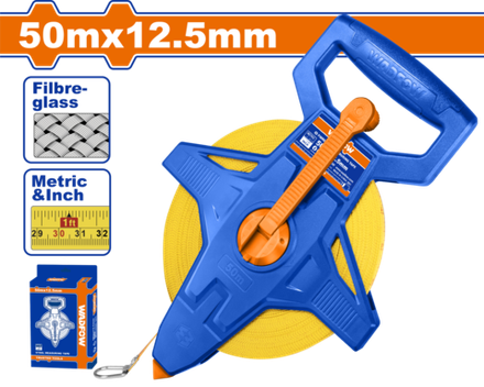 Лента измерительная фибергласовая WADFOW WMT2550 50м х 12,5мм
