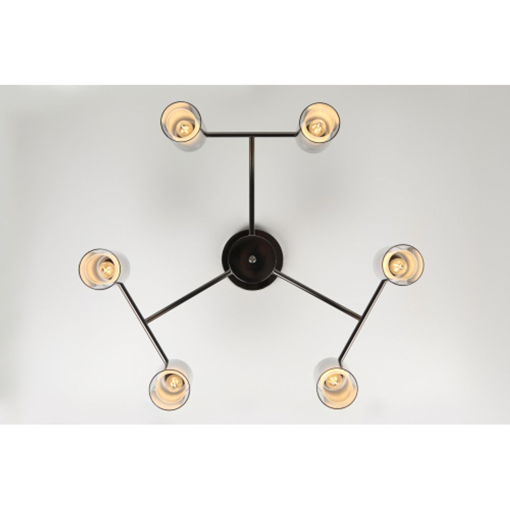 Люстра Rivoli Klara 3099-306 6 * Е14 15 Вт модерн | Модерн