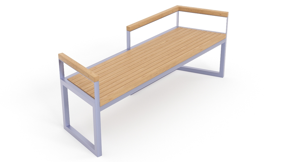 Стол с лавкой и скамейкой SK00362