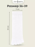 Красивые короткие женские носки с раздельными пальцами, белые, разноцветные