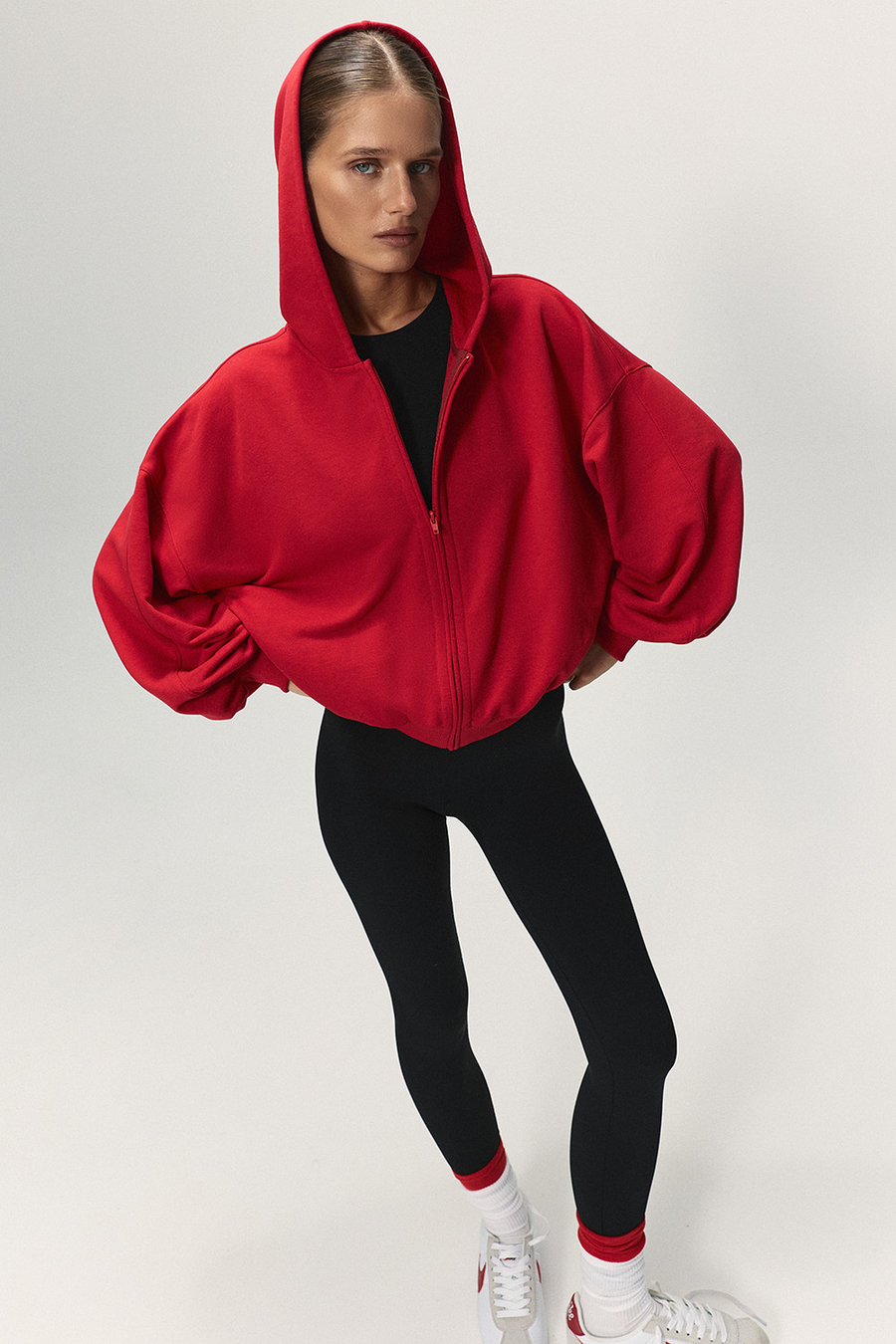 Толстовка на молнии Красный