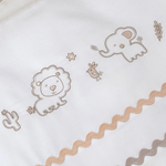Комплект белья для классической кроватки Toys Sateen 6 предметов цвет песочный
