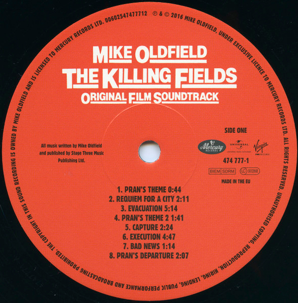 Mike Oldfield / The Killing Fields (Original Film Soundtrack)(LP)