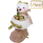 Фигурка «Медвежонок в башмачке» 12 см, Бежевый