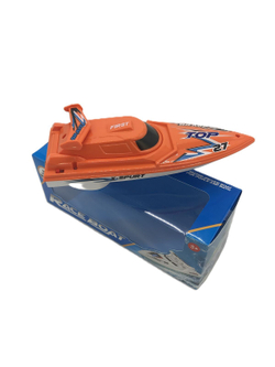 Игрушка Лодка Лагуна, на батарейках (53909-1) цвет оранжевый