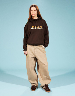 BERSHKA Толстовка с принтом Rilakkuma, коричневый