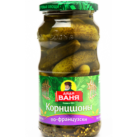Корнишоны Дядя Ваня по-французски 460 гр