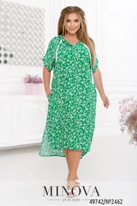 Платье 2462-зеленый Minova