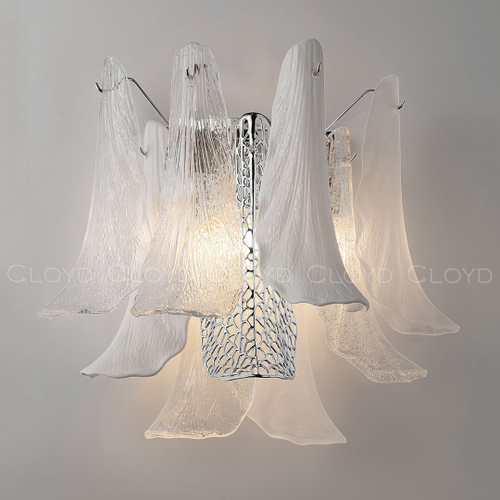 Бра Cloyd WASABI W3 / выс. 39 см - керамика - хром (арт.20663)