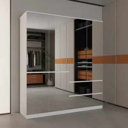 Зеркальный распашной шкаф MirrorLine