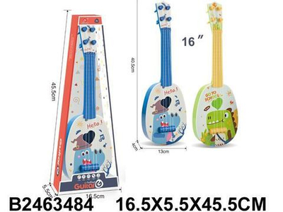 Гитара, зеленая, коробка 819-65