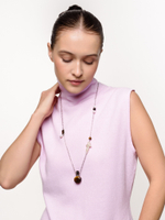 Колье "Tiger's eye pearl flacon"