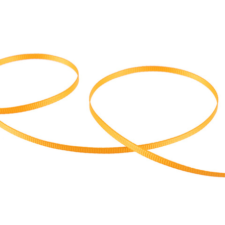 "Gamma" репсовая лента GR-03 3 мм №016 т.оранжевый