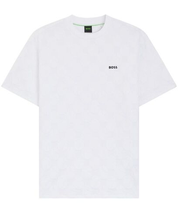 Мужская теннисная футболка BOSS TS_Member - white
