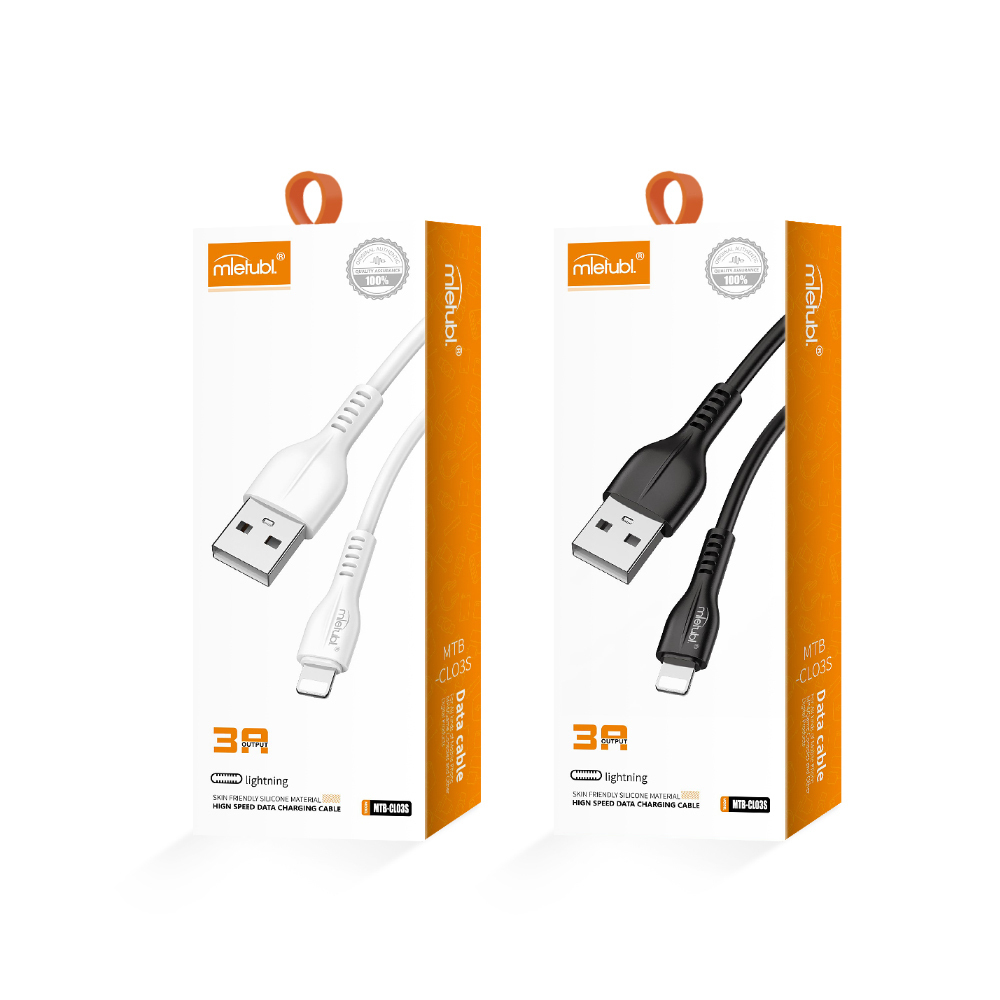 Кабель Mietubl MTB-CL03S USB-Lightning 3A 1м Silicone Black
