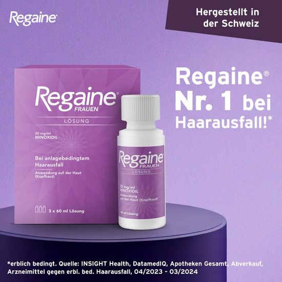 Regaine для женщин с миноксидилом от наследственного выпадения волос