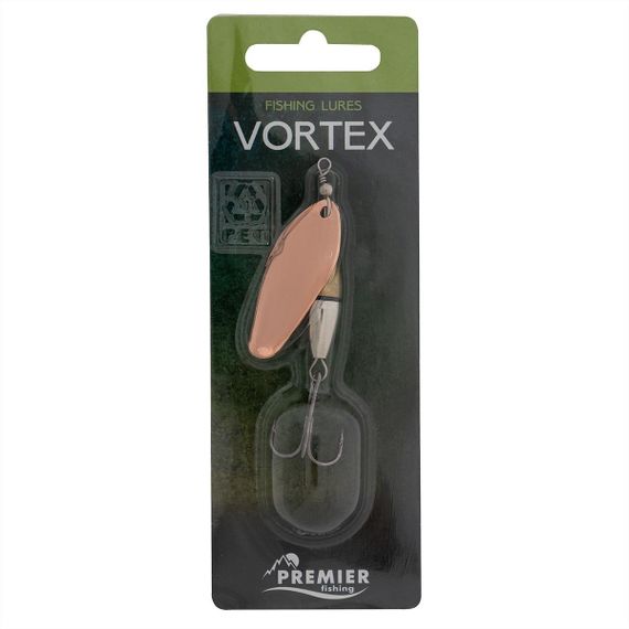 Блесна вращ. Vortex №3, 9.5гр CU Premier (PR-SPRH17-3CU)